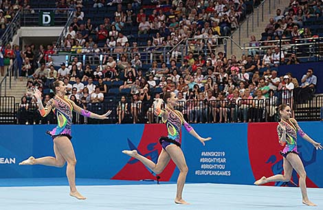 Minsk 2019: Belarusian acrobats clinch Women’s Groups All-Around bronze