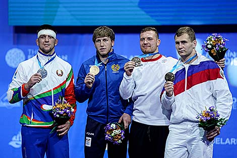 Belarus’ wrestler Aliaksandr Hrabovik clinches silver at 2nd European Games