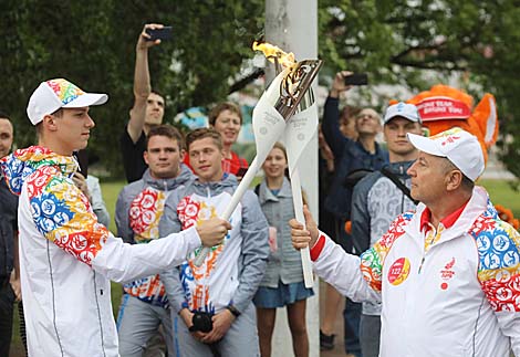 Flame of Peace relay reaches Vitebsk