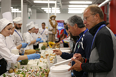 Nearly 100t of food served in main dining hall during Minsk European Games