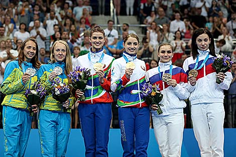 Belarus wins Women’s Synchronized Trampoline Gymnastics gold at 2nd European Games