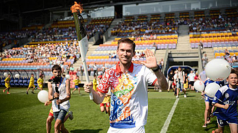 Minsk European Games torch relay reaches Borisov