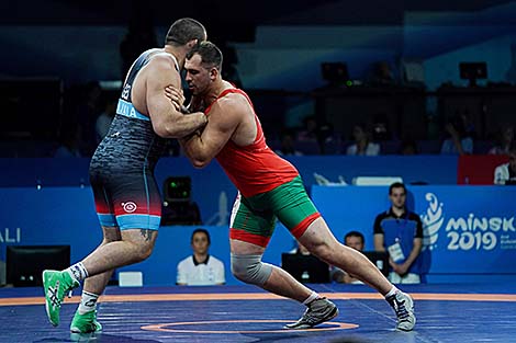 Belarus’ wrestler Kiryl Hryshchanka triumphant at 2nd European Games