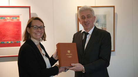 Facsimile collection of Skaryna’s books donated to Royal Library of Belgium