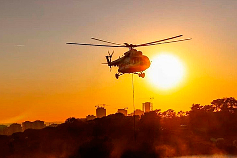 Авиация МЧС продолжает оказывать помощь в тушении лесных пожаров в Турции