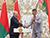 Lukashenko presents national flag to captain of Belarus’ Rio 2016 team Alexander Bogdanovich