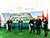 Commemorative capsule ceremony at national exhibition center construction site just outside Minsk