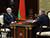 Lukashenko guarantees comprehensive government support to trade unions