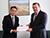 Aleinik receives copies of credentials of South Korea’s ambassador