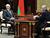 Lukashenko, Zas discuss security issues, recent international meetings