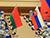 Lukashenko, Fico engage in brief conversation after parade in Moscow