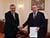 Belarusian foreign minister accepts copies of credentials from Armenian ambassador