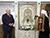 Lukashenko receives Cross of Euphrosyne of Polotsk replica as gift