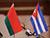 Lukashenko sends National Day greetings to Cuba