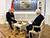 Лукашенко дал интервью главреду журнала "Национальная оборона" военному эксперту Игорю Коротченко