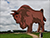 Belarus’ landmark bison sculpture now roars, breathes steam