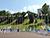 Slavianski Bazaar flag raised near Summer Amphitheater in Vitebsk