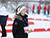 Domracheva happy with her daughter’s performance in Snow Sniper debut in Raubichi