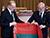 Belarusian flag that traveled to Earth's cold pole gifted to National Academy of Sciences