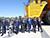 Libyan delegation examines Belarusian vehicles, machines on display outside BelExpo