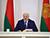 Лукашэнка аб санкцыях: цяжкасці - не прычына для панікі