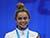 白罗斯人安菲萨·科帕耶娃在欧运会桑勃式摔跤比赛中获得第三名