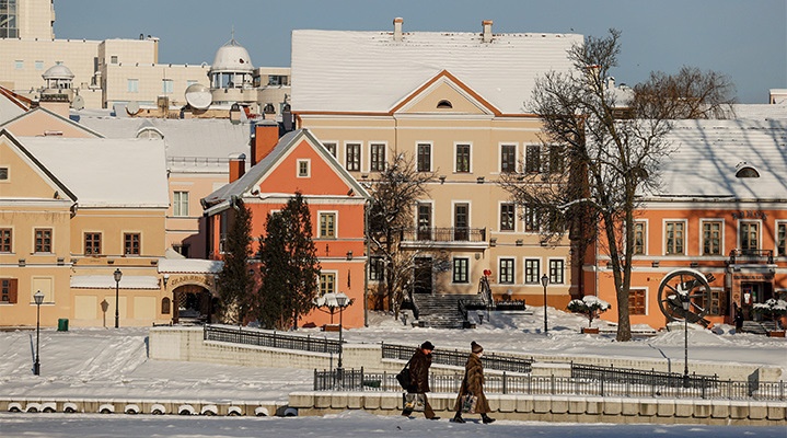 Троицкое предместье в Минске