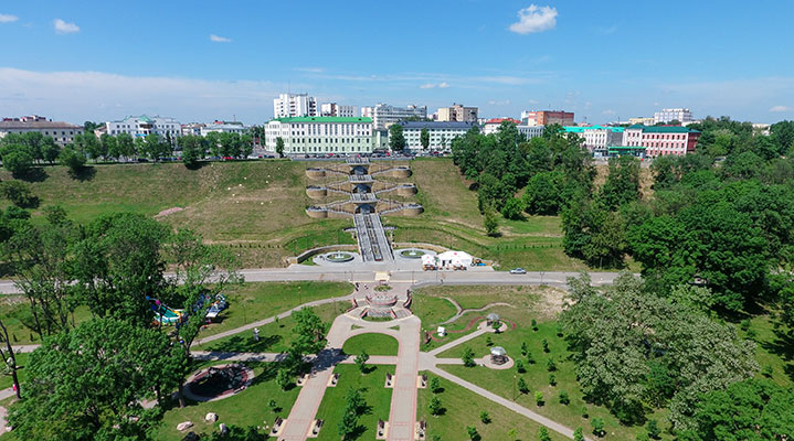 Podnikolye Park in Mogilev