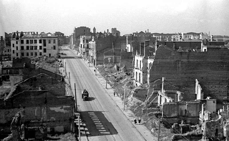 The destroyed Minsk