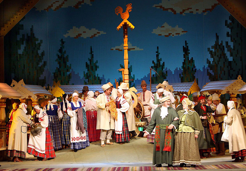 Nesterka play on stage of the Yakub Kolas National Academic Drama Theatre