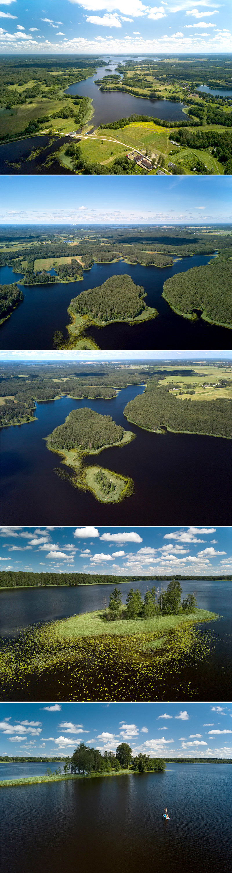 Lake Dolgoye in the Braslav Lakes National Park
