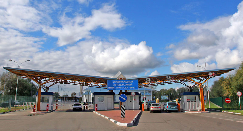 Brest international border checkpoint