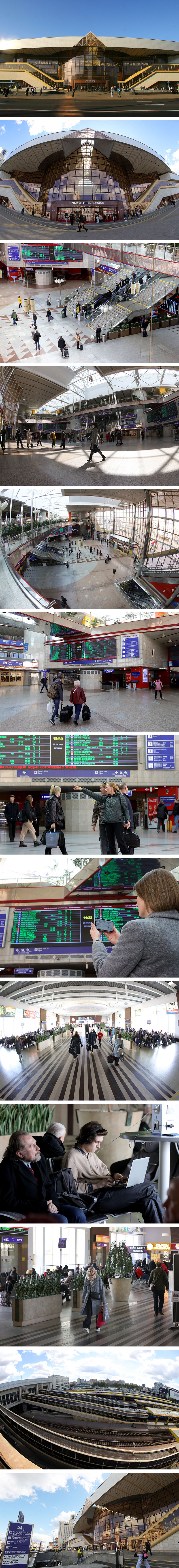 Railway station in Minsk