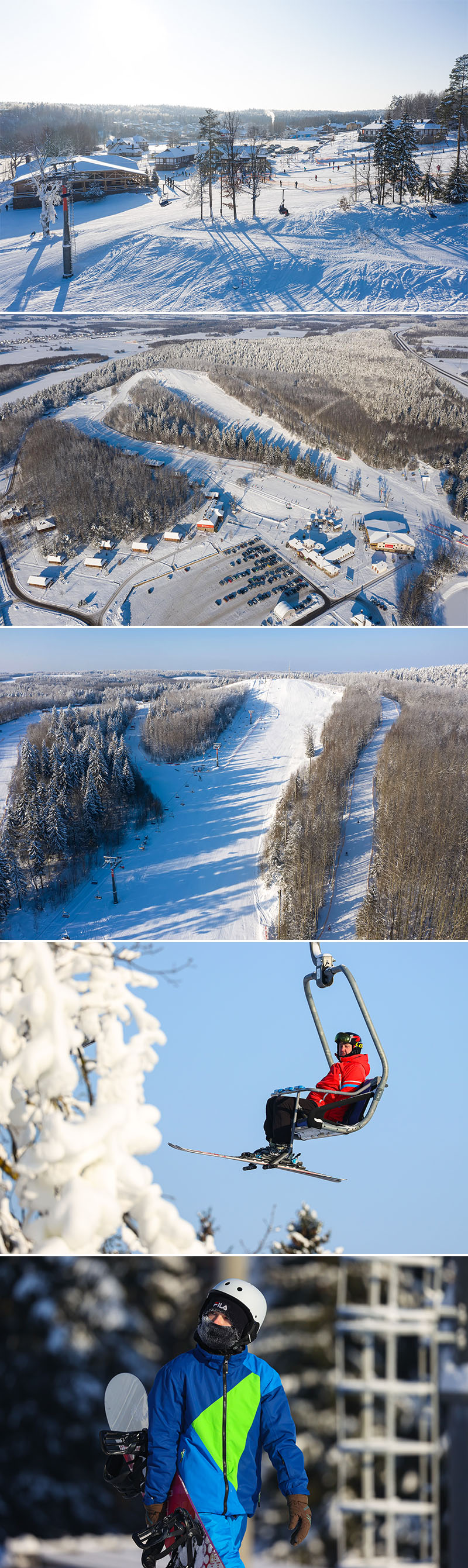 Winter holidays in the ski resorts