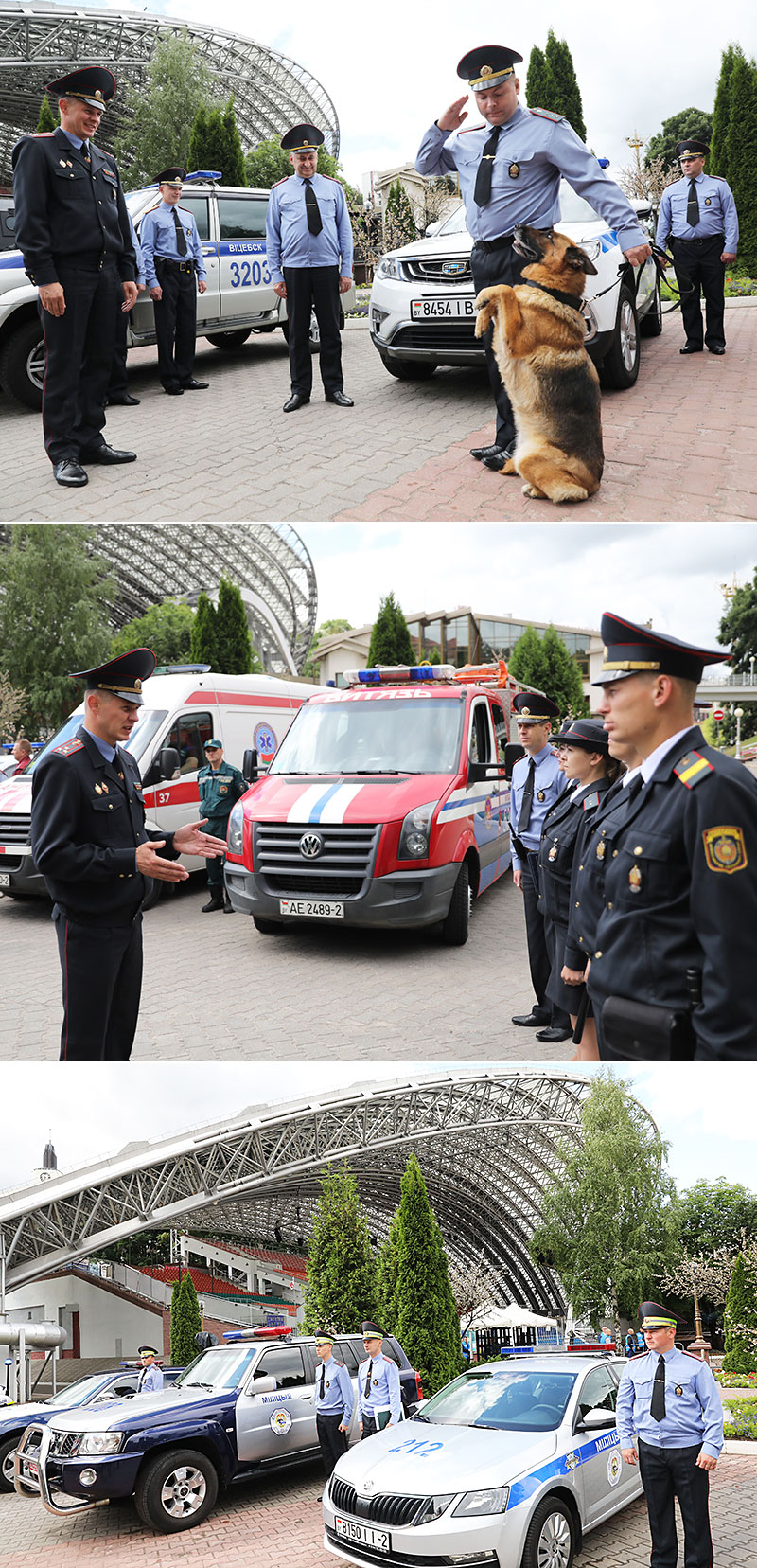 Vitebsk police step up security during the Slavianski Bazaar festival