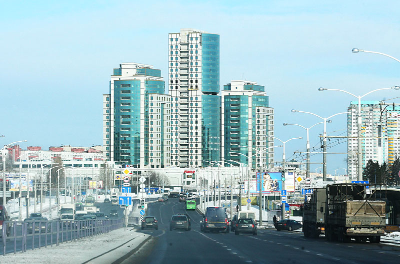 Titan business center in Minsk