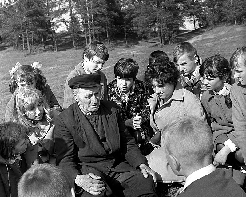 Единственный свидетель хатынской трагедии Иосиф Каминский (май 1968 года)