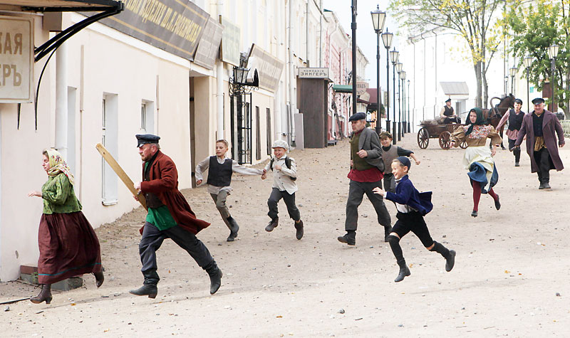 The shooting of the “Miracle of Chagall”