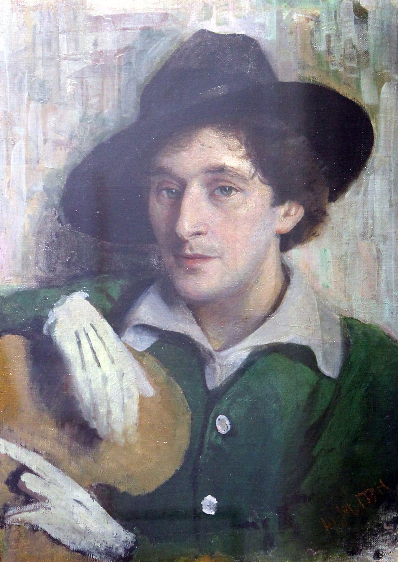 Portrait of Marc Chagall by Yehuda Pen