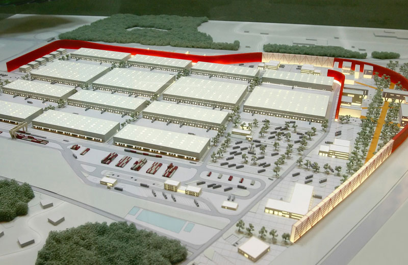 Design of the Prilesye transport and logistics center in the Minsk Free Economic Zone