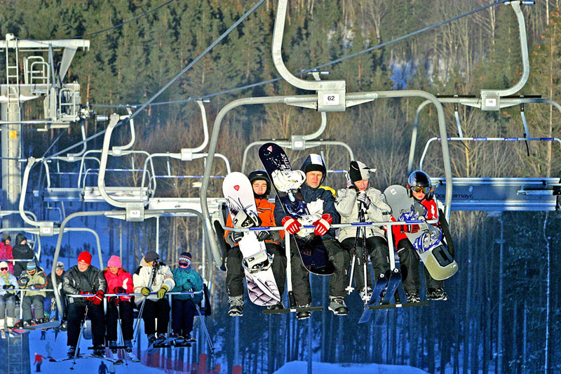Silichi ski resort near Minsk