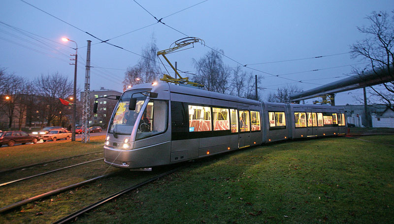 New tram made by Belkommunmash