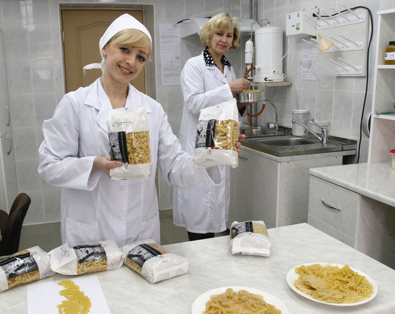 Pasta manufacturing in the Gomel region