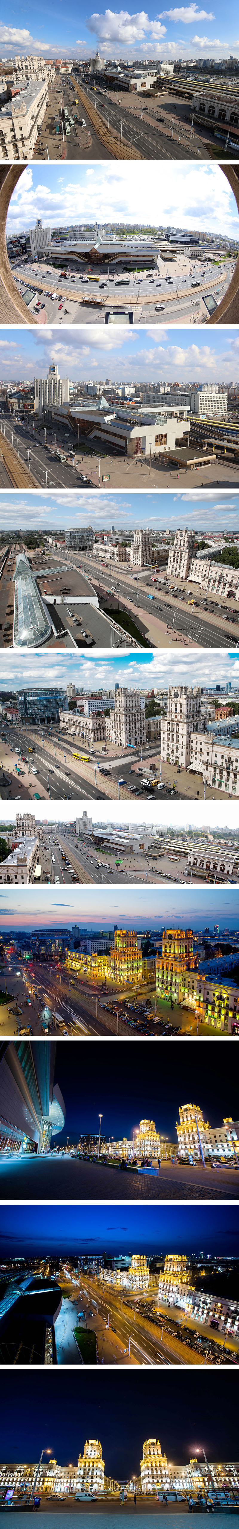 Прывакзальная плошча ў Мінску