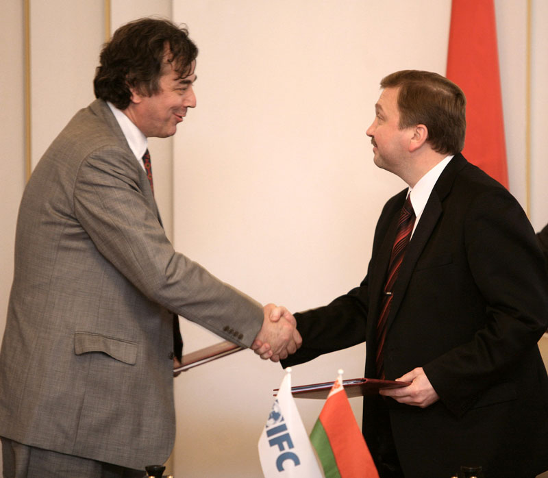 IFC Vice President Declan Duff in Minsk