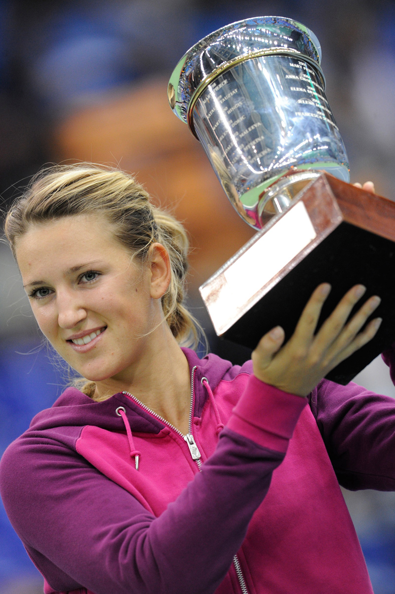 Victoria Azarenka wins the Kremlin Cup title in 2010