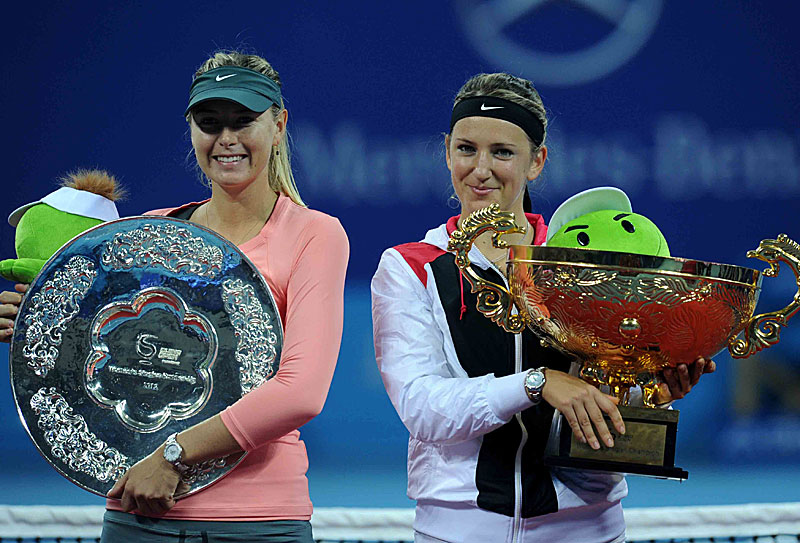 Victoria Azarenka beats Maria Sharapova at the China Open