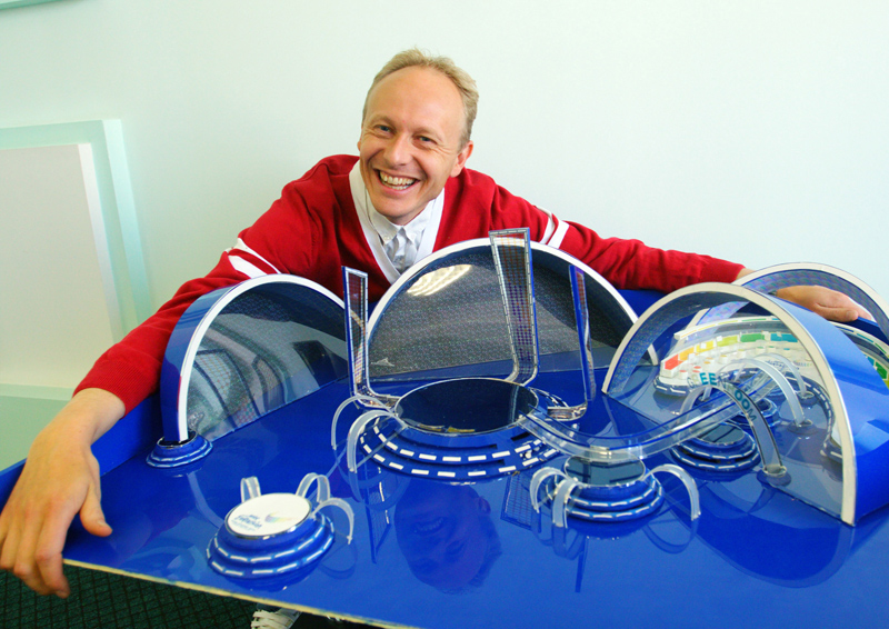 Swedish designer Ulf Mårtensson presents the Junior Eurovision stage design