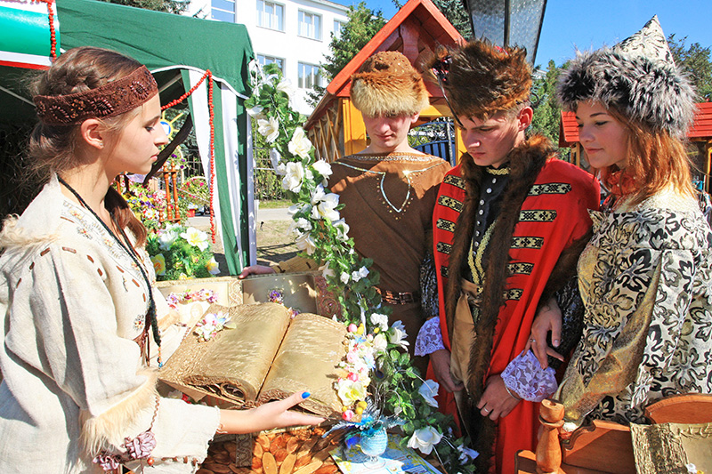 День белорусской письменности-2014 в Заславле: историческая реконструкция