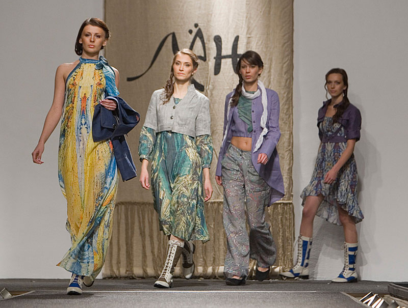 Льняная коллекция на Неделе моды Беларуси